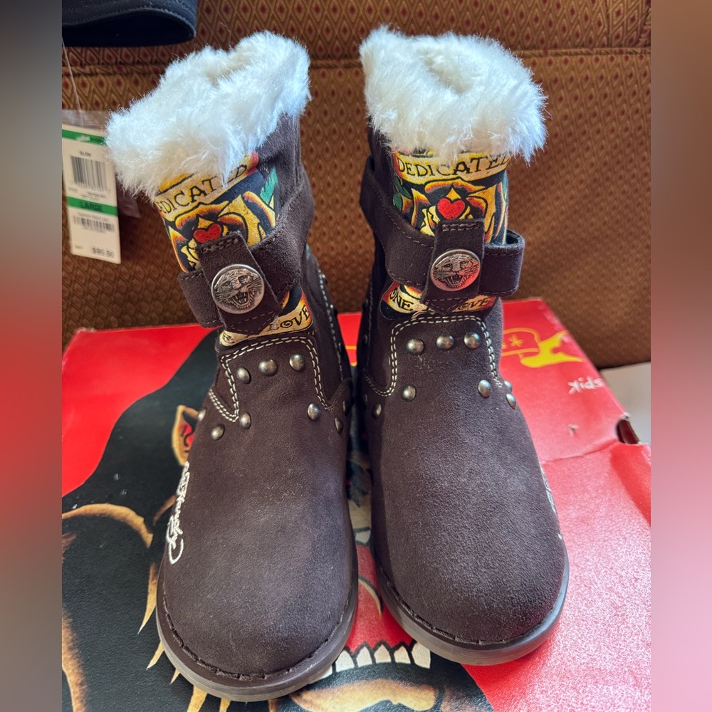 Ed Hardy Girls Boots